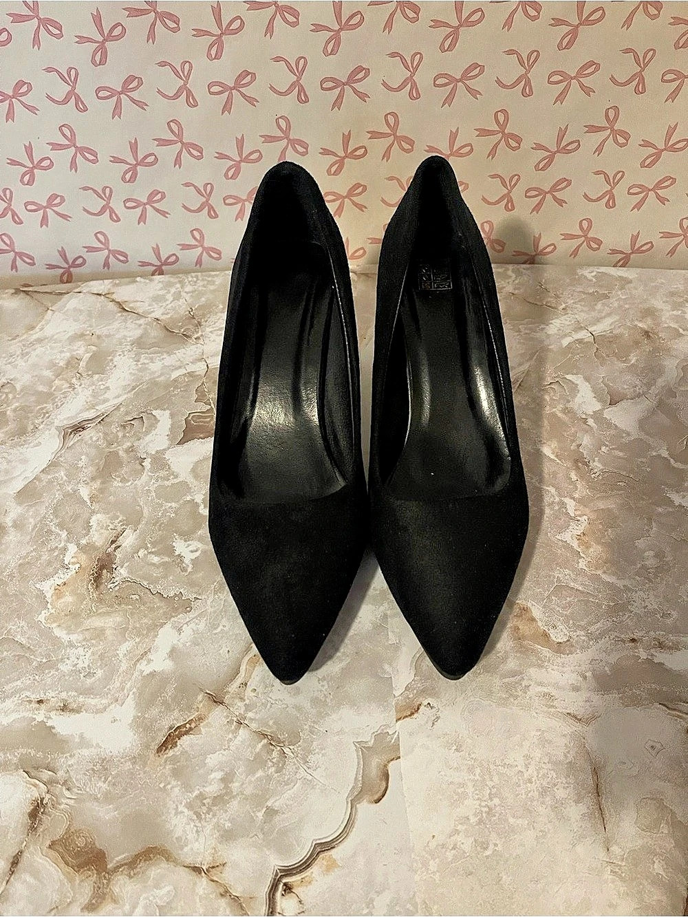 Black Pointed-Toe Heels